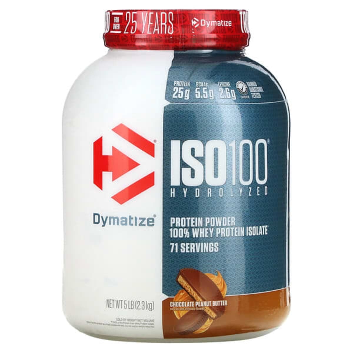 ISO 100 PROTEINA CHOCOLATE MANTEQUILLA DE MANI 1,3 LB