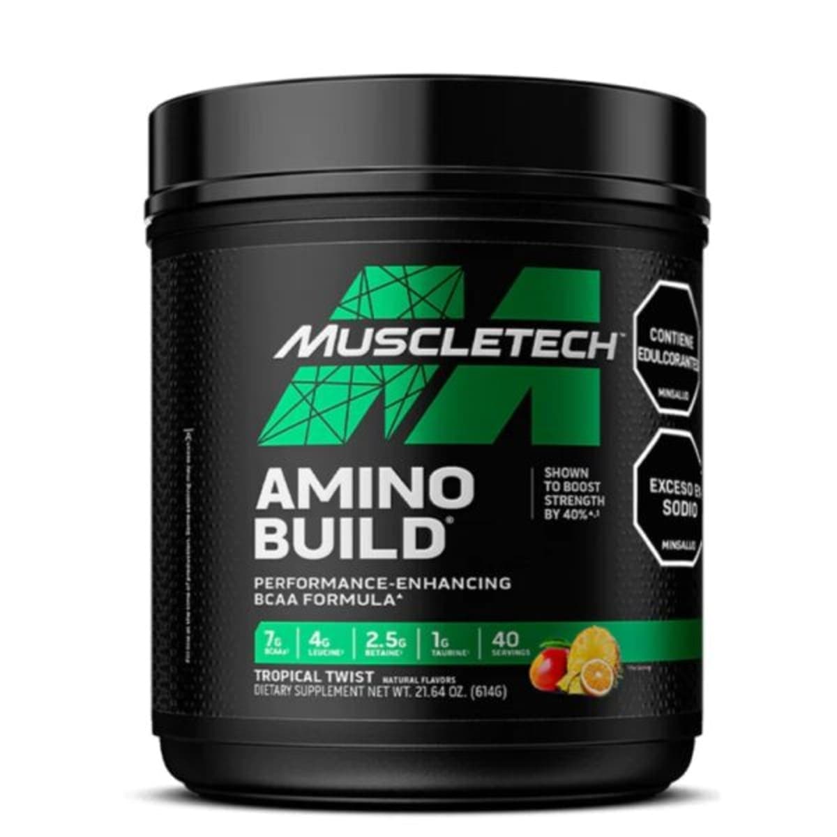 MUSCLETECH AMINO BUILD TROPICAL TWIST( 40 Servicios) 3