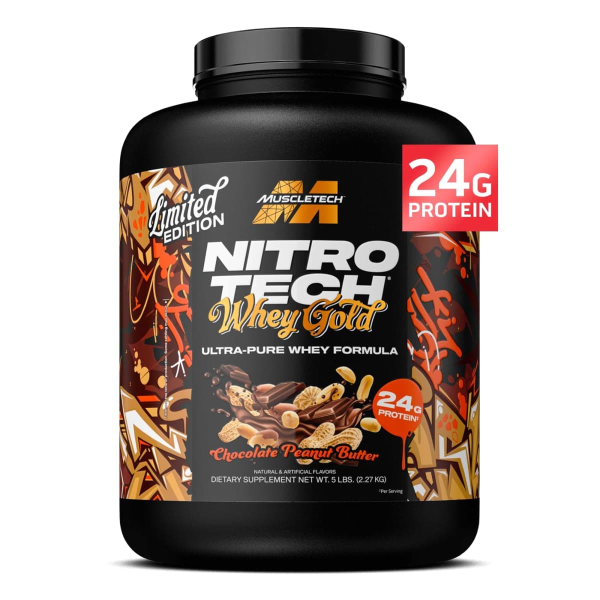 MUSCLETECH PROTEINA WHEY GOLD NITROTECH CHOCOLATE 4