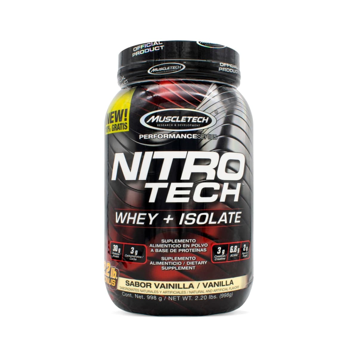 MUSCLETECH PROTEINA NITROTECH 2LB VAINILLA