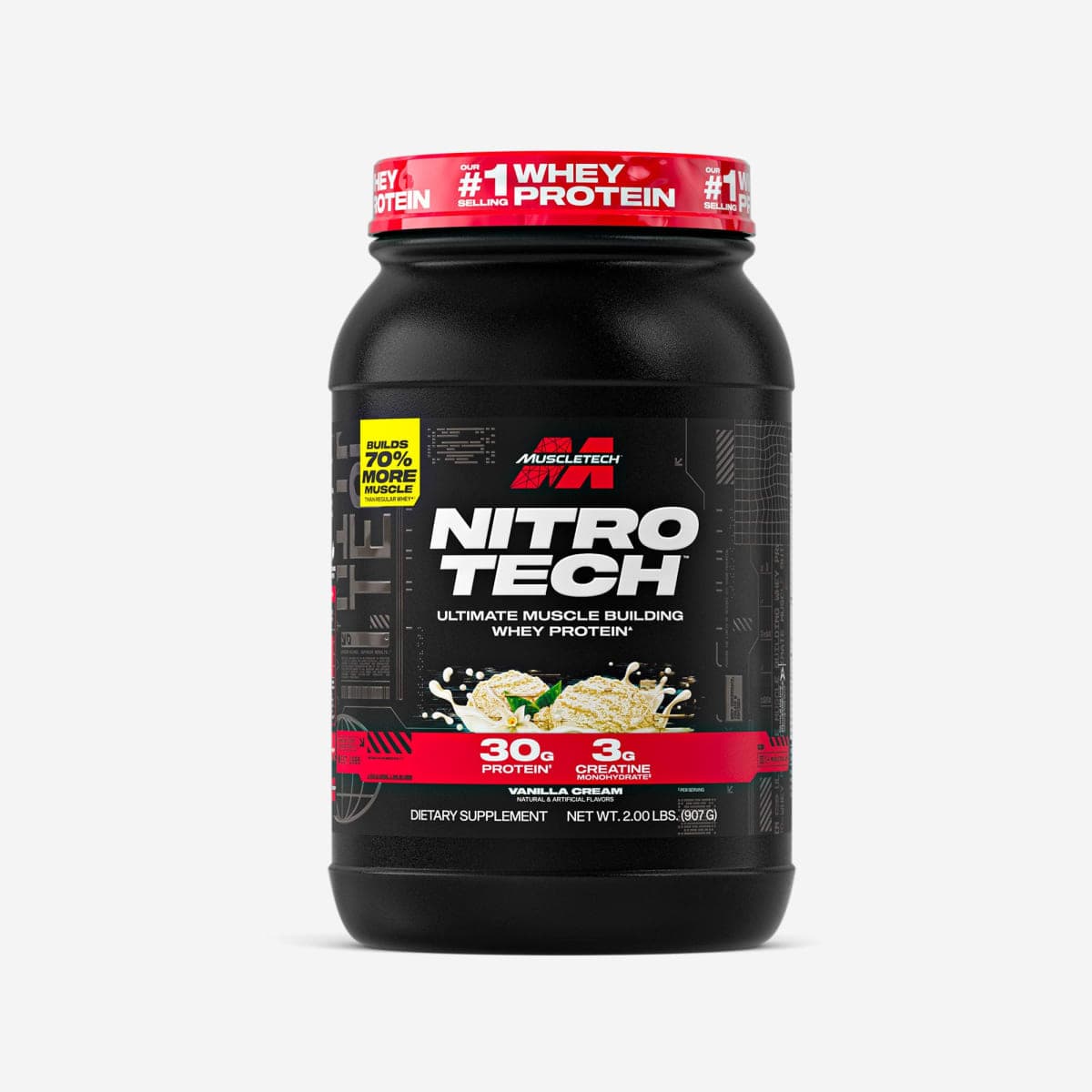 MUSCLETECH PROTEINA NITROTECH 2LB VAINILLA 4