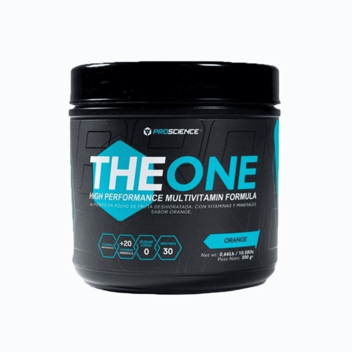 PROSCIENCE VITAMINAS THE ONE ORANGE 300 G NUEVA PRESENTACIÓN 3