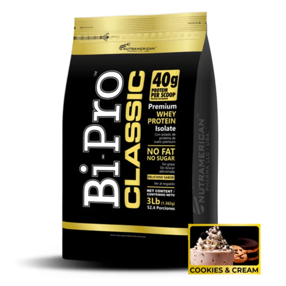 NUTRAMERICAN BIPRO CAPUCHINO 3LB 4