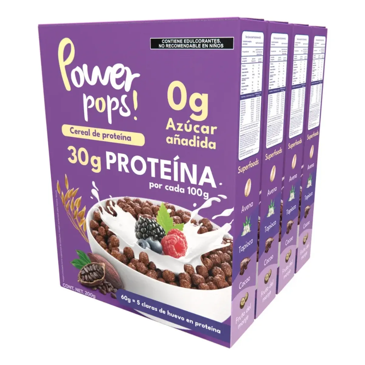 NUTRAMERICAN CEREAL DE PROTEINA NUTRA POPS FAMILIAR CAJA