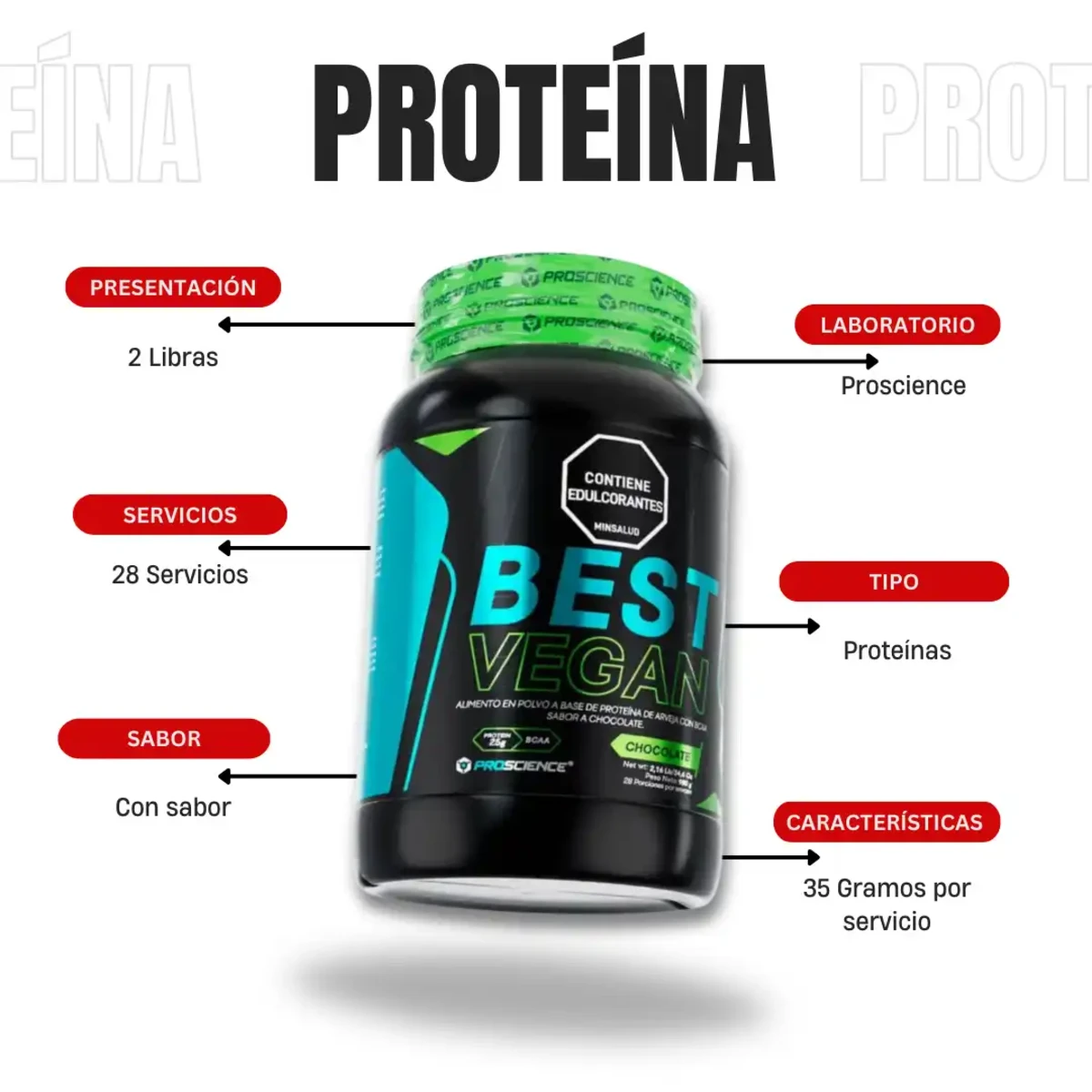 PROSCIENCE PROTEINA BEST VEGAN 4