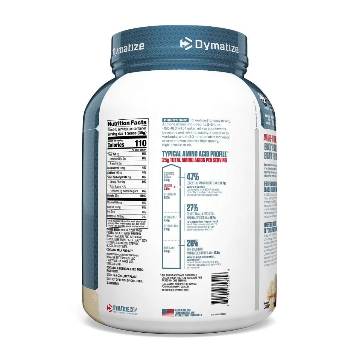 ISO 100 3LB VAINILLA 4