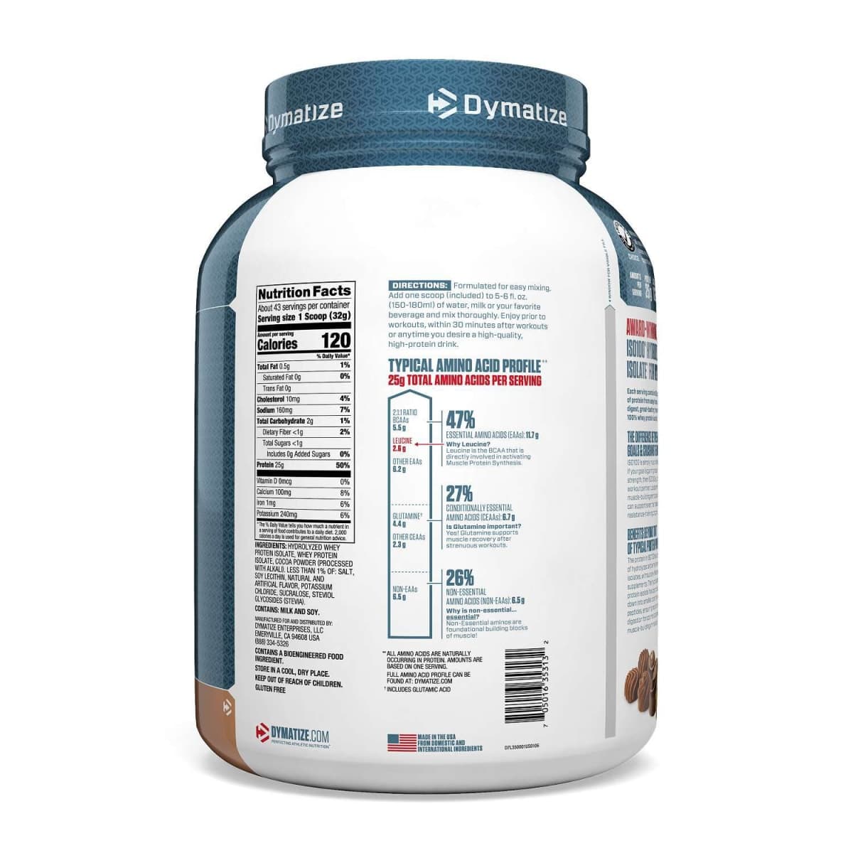 ISO 100 3LB CHOCOLATE 3