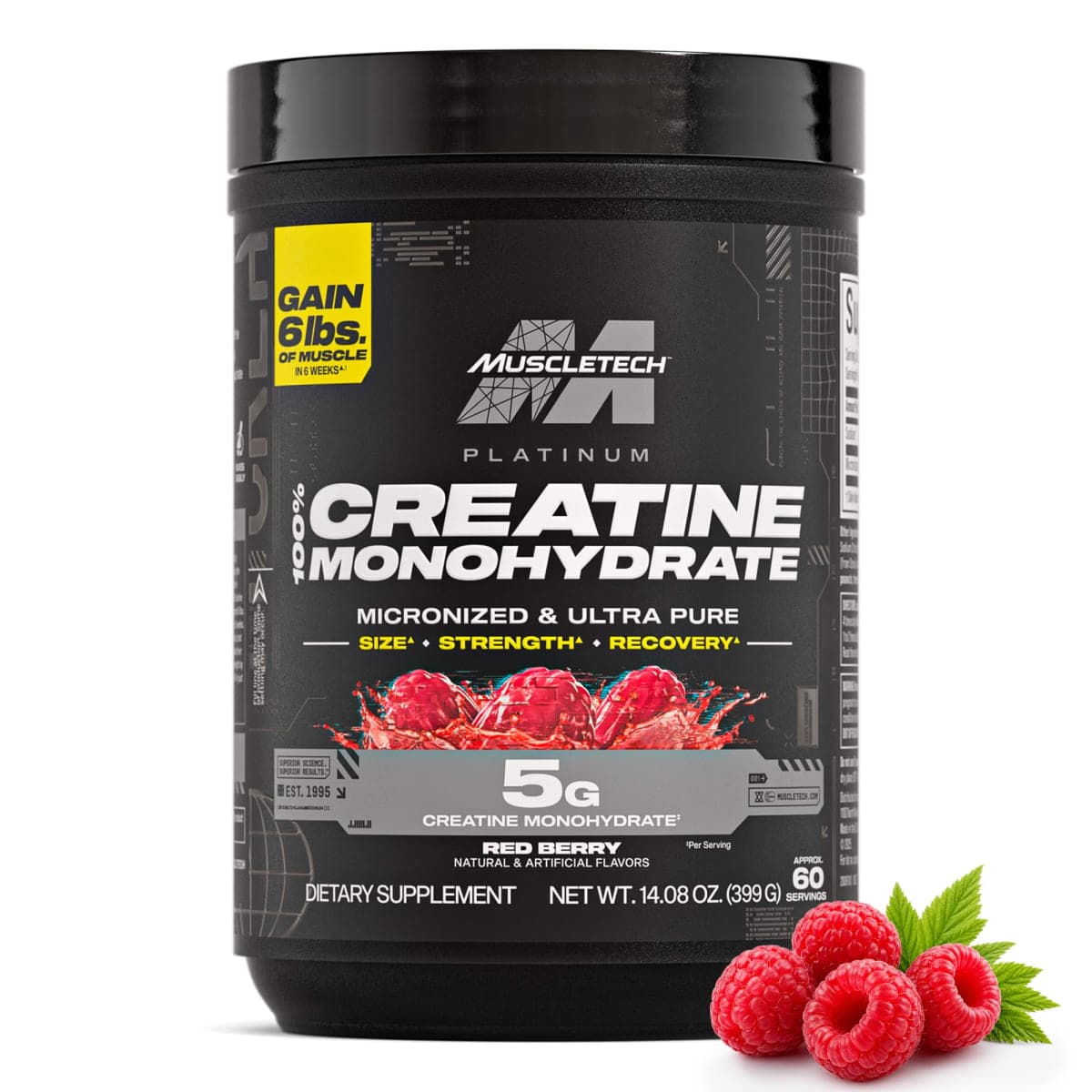 MUSCLETECH CREATINA PLATINUM RED BERRIES