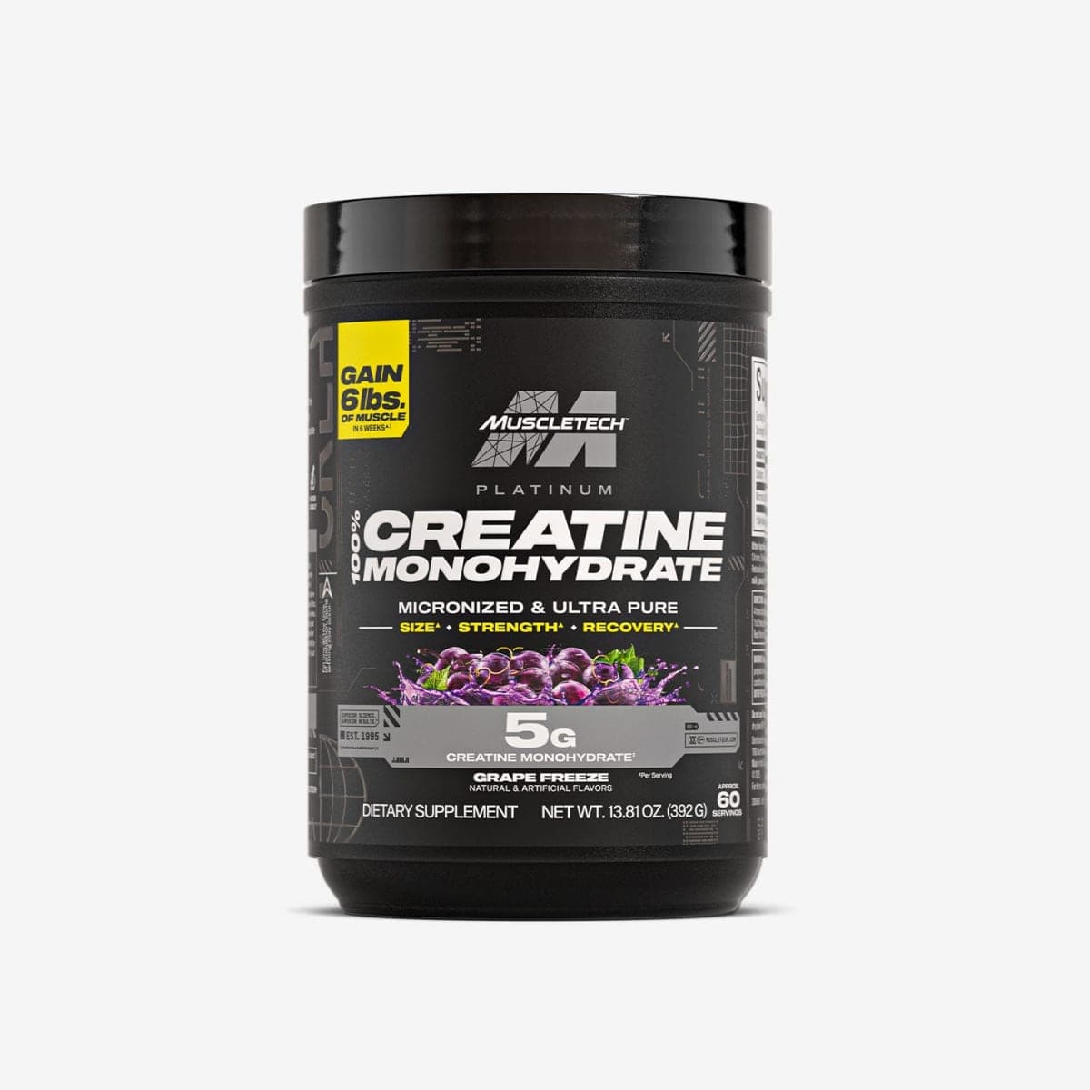 MUSCLETECH CREATINA PLATINUM GRAPES 4