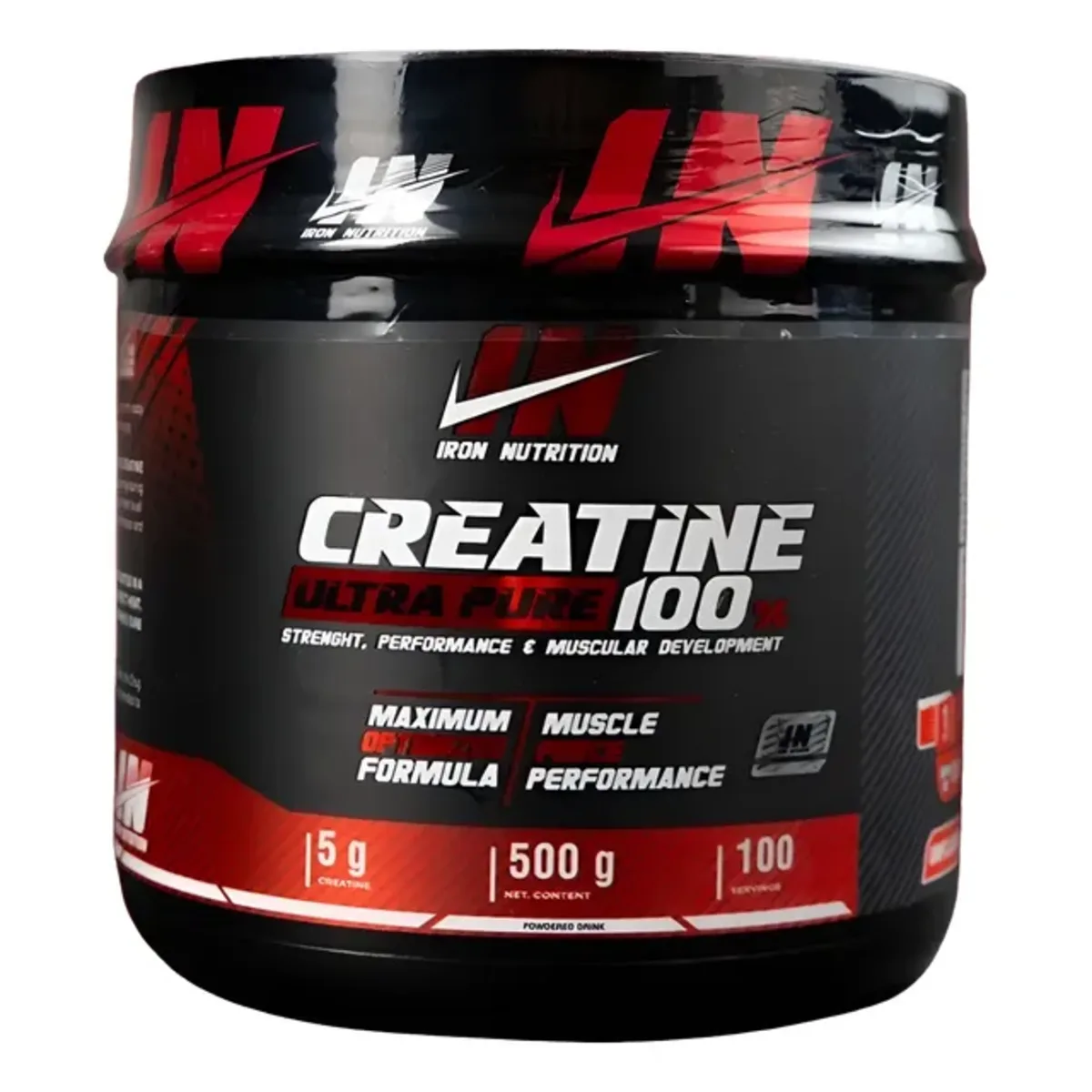 IN CREATINA MONOHIRATADA IRON ULTRA PURE 100 SERVICIOS 3