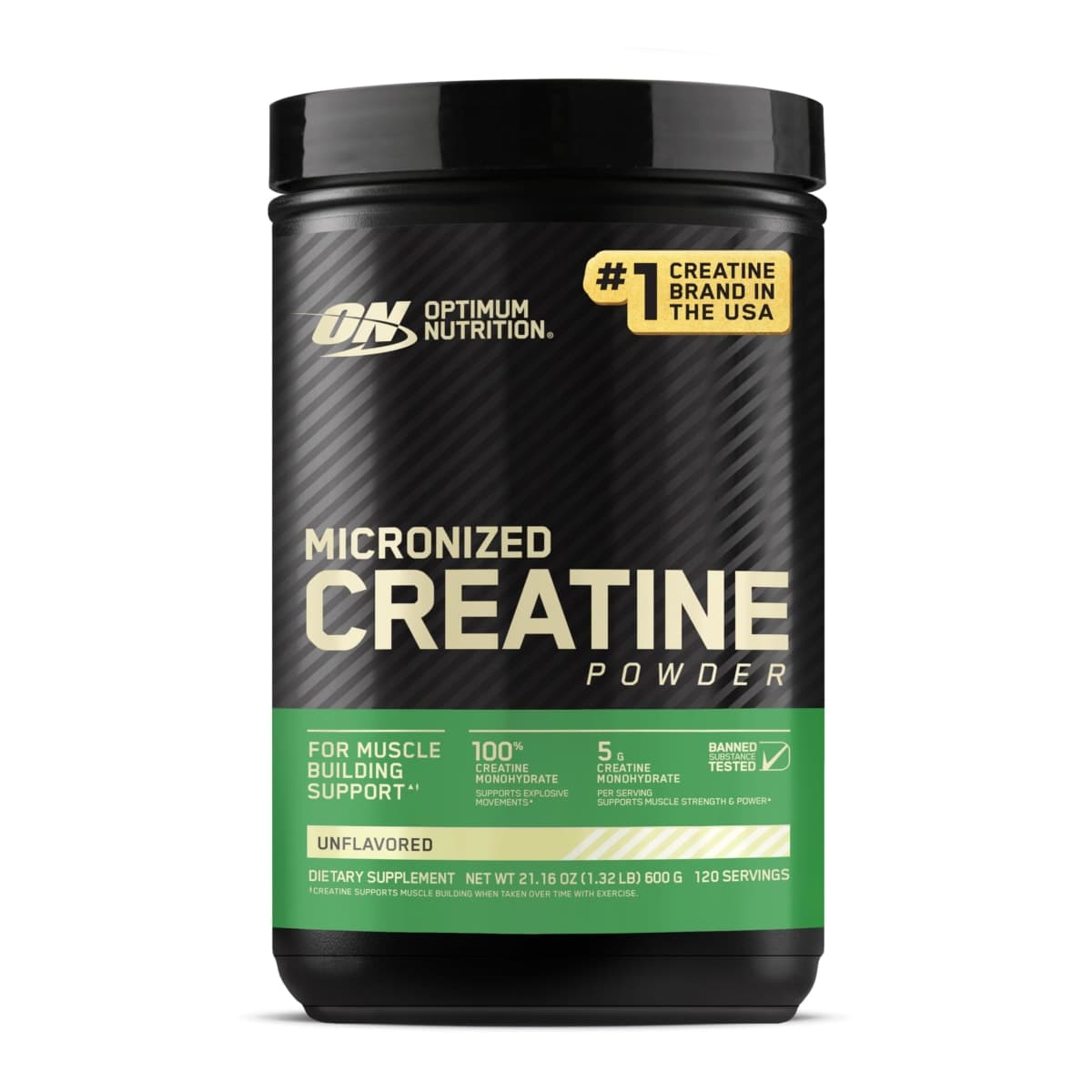 ON CREATINA MICRONIZADA SIN SABOR 120 SERVICIOS 3