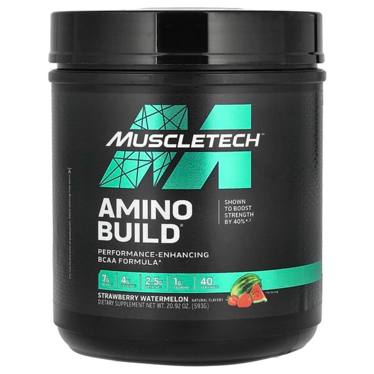 MUSCLETECH AMINO BUILD STRAWBERRY-WATERMELON (40 Servicios)