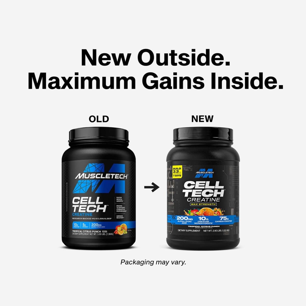 MUSCLETECH CELLTEECH CREACTOR (120 Servicios) SIN SABOR