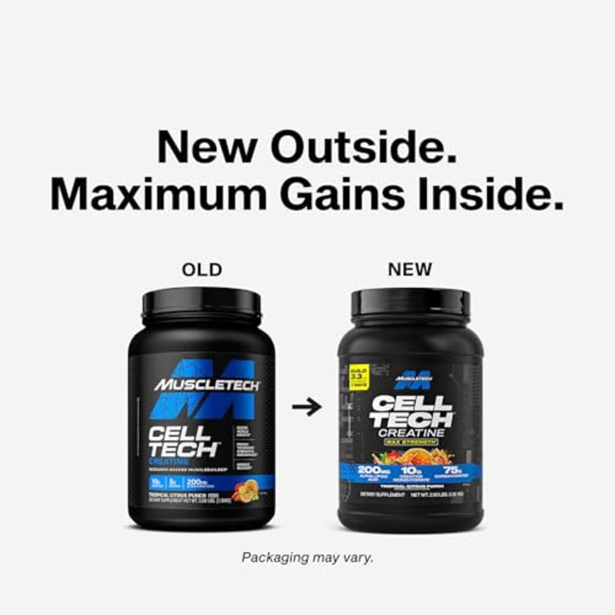 MUSCLETECH CELLTEECH CREACTOR (120 Servicios) SIN SABOR 4