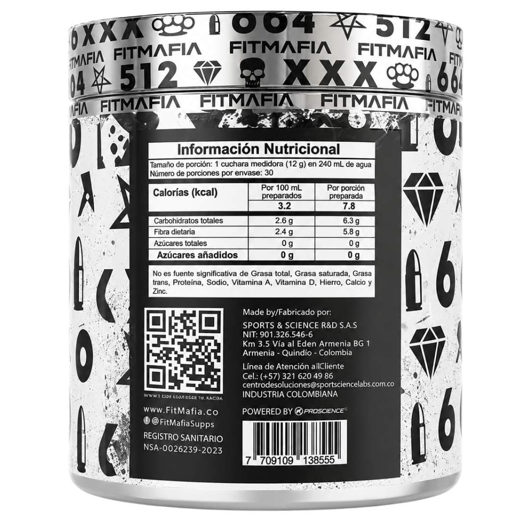 FIT MAFIA CREATINA LEGEND SIN SABOR CR x 360 g