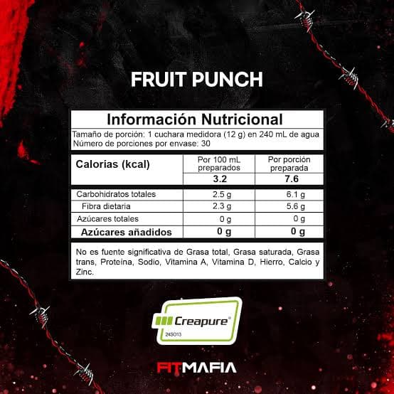 FIT MAFIA CREATINA LEGEND FRUIT PUNCH x 360 g