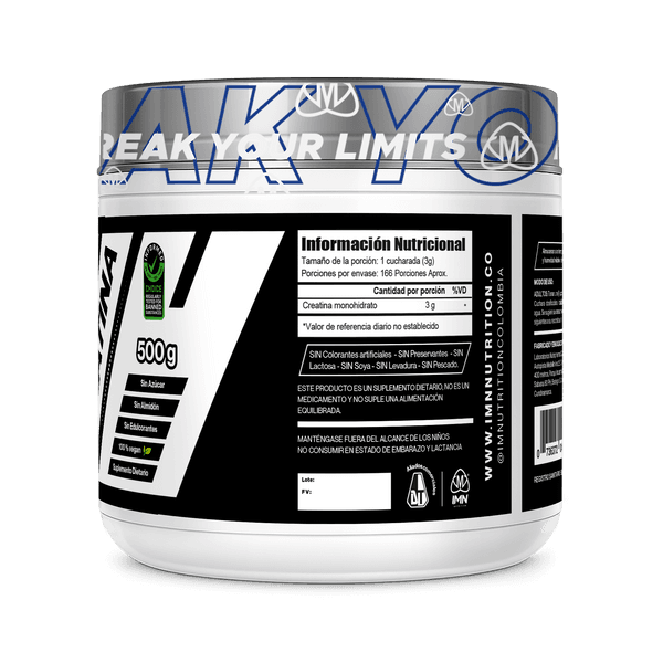 IMN CREATINA MONOHIDRATADA 500G